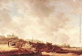 Jan Van Goyen Famous Paintings - Landscape with Dunes